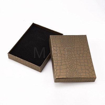 Python Pattern Cardboard Jewelry Set Boxes CBOX-L007-008C-1