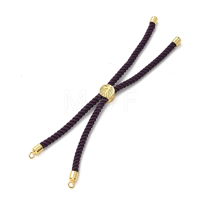 Cotton Cord Bracelet Making KK-F758-03O-G-1