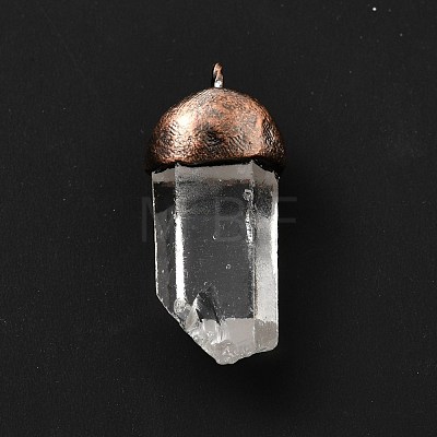Natural Quartz Crystal Pendants KK-F836-04R-1