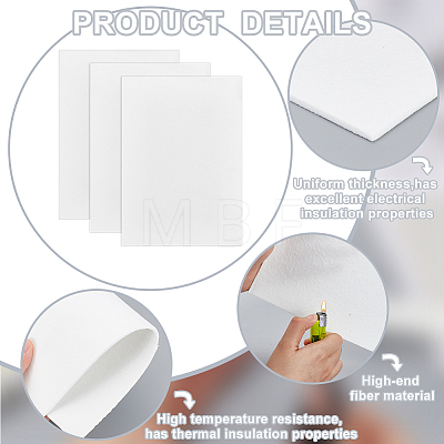 Ceramic Fiber Fireproof Paper DIY-WH0430-102A-1