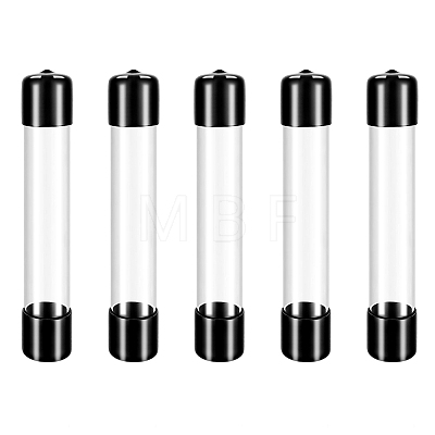 5Pcs PVC Plastic Transparent Storage Tube FIND-GA0008-68B-1