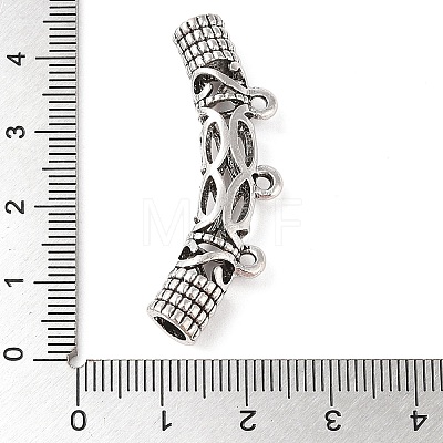 Tibetan Style Alloy Tube Beads FIND-C060-032A-AS-1