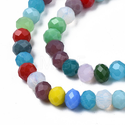 Glass Beads Strands GLAA-S019-01E-1