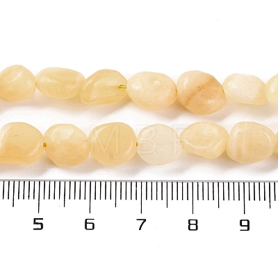 Natural Yellow Jade Beads Strands LS-G-G146-A20-01-1