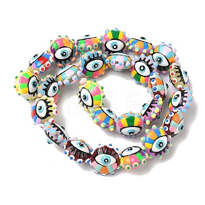 Baking Paint Glass Beads LAMP-D004-04-1