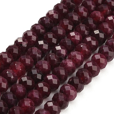 Faceted Dyed Natural White Jade Beads Strands GG-CBAE966-01A-M-1