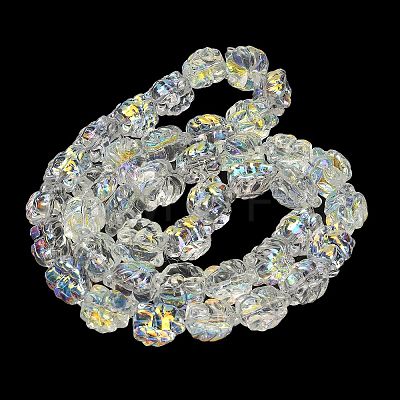 Electroplate Glass Bead Strands EGLA-H110-01AB-01-1
