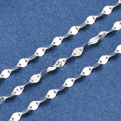 925 Sterling Silver Dapped Chains STER-TAC0003-03P-1-1