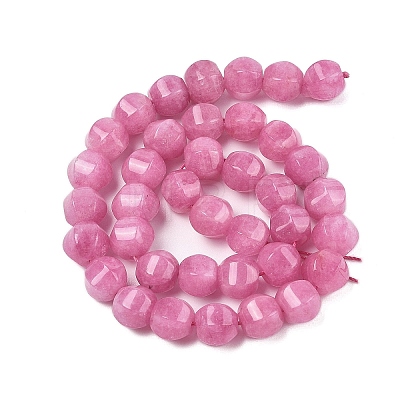 Natural White Jade Beads Strands G-N344-03B-1