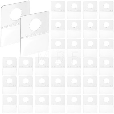 PET Back Adhesive Slot Hole Hang Tabs DIY-WH0502-29C-1