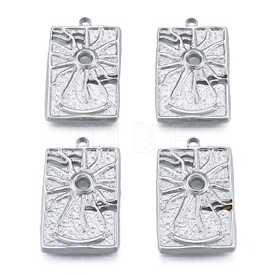 Non-Tarnish 304 Stainless Steel Pendants STAS-N098-212P-1