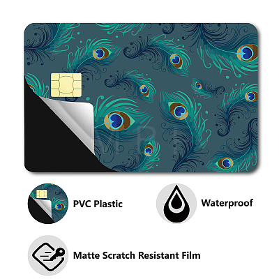 Rectangle PVC Plastic Waterproof Card Stickers DIY-WH0432-098-1