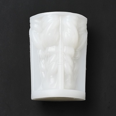 Embossed Pillar DIY Candle Silicone Molds CAND-B001-04-1