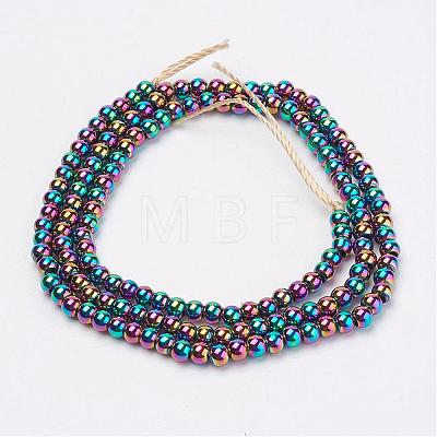 Electroplate Magnetic Synthetic Hematite Strands G-F424-31-3mm-1