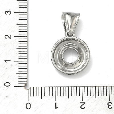 304 Stainless Steel Pendants STAS-D225-03P-1