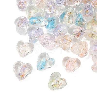 Handmade Foil Glass Beads FOIL-T009-02-1