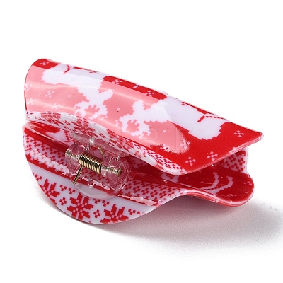 Christmas Theme PVC Claw Hair Clips LS-PHAR-C001-01B-1