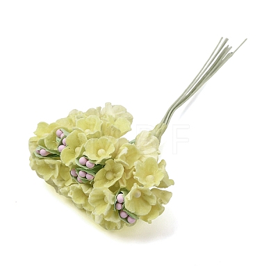 Cloth & Paper & Iron Artificial Mini Flower Bouquet for DIY Crafts FB-CBA59DF-02D-1