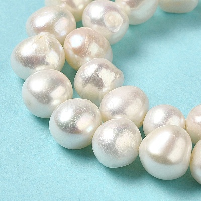 Natural Cultured Freshwater Pearl Beads Strands PEAR-E017-17-1