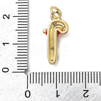 Brass Micro Pave Cubic Zirconia Pendants KK-I383-01G-03-1