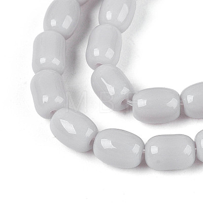Opaque Glass Beads Strands GLAA-T028-14P-02-1