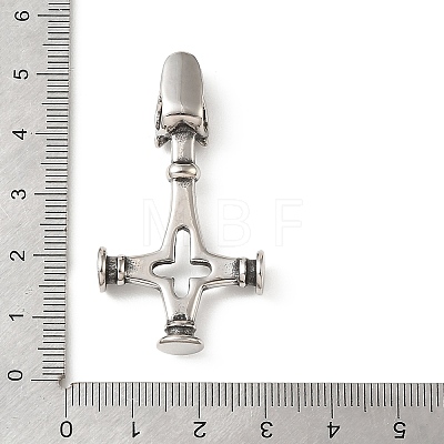 Easter 304 Stainless Steel Pendants STAS-F363-02D-AS-1