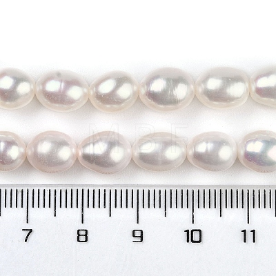 Natural Cultured Freshwater Pearl Beads Strands PEAR-U001-01A-1