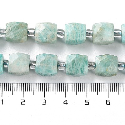 Natural Amazonite Beads Strands G-B065-A04-1