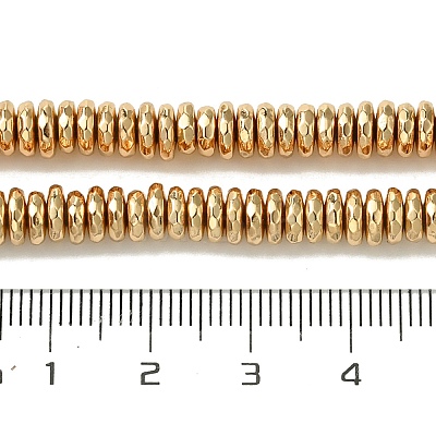 Electroplated Synthetic Non-Magnetic Hematite Beads Strands G-H020-E01-03-1