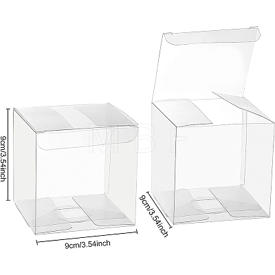 Foldable Transparent PET Box CON-WH0074-72D-1