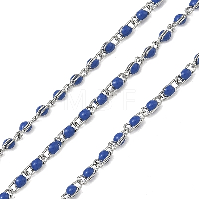 304 Stainless Steel Enamel Twisted Chains STAS-R100-40P-04-1