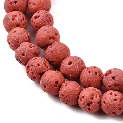 Dyed Synthetic Lava Rock Beads Strands GG-CBAAE19-06A-04-1