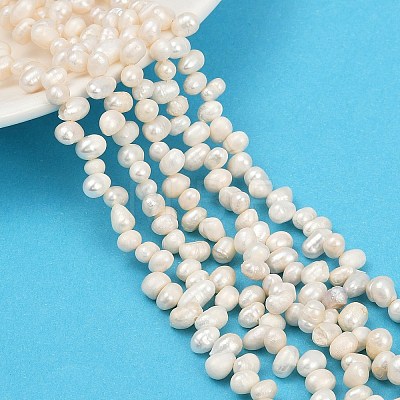 Natural Cultured Freshwater Pearl Beads Strands PEAR-I007-04C-04E-1