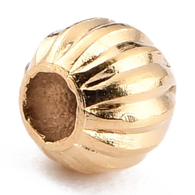 Long-Lasting Plated Brass Beads KK-O133-001A-G-1