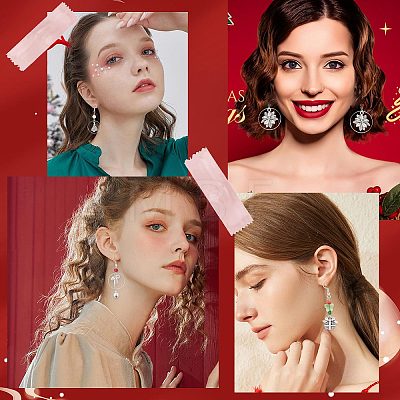 DIY Christmas Theme Earrings Making Kit DIY-SC0021-63-1
