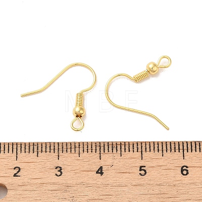 Brass Hoop Earring Findings KK-E098-01G-1