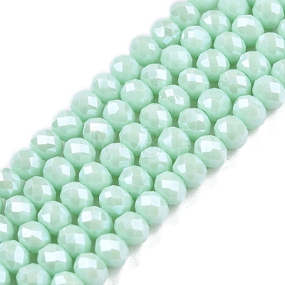 Electroplate Glass Beads Strands EGLA-A044-P3mm-A14-1