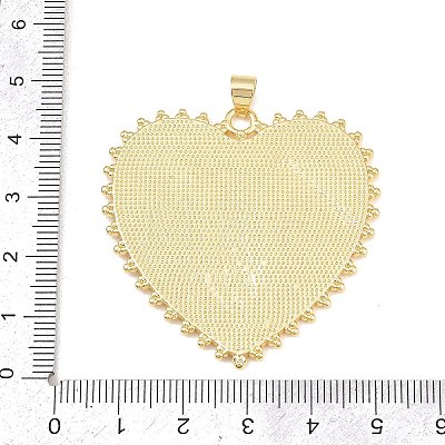 Brass Resin Pendants KK-C162-003G-1