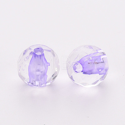 Transparent Acrylic Beads TACR-S154-10A-47-1