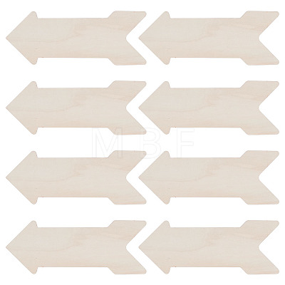 4Pcs Unfinished Wooden Home Display Decorations WOOD-WH0050-075-1