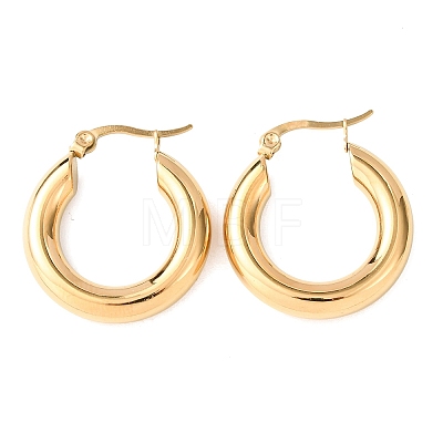 304 Stainless Steel Hoop Earrings X-EJEW-G458-02G-1