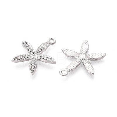 Alloy & Crystal Rhinestone Pendants PALLOY-T095-01P-1