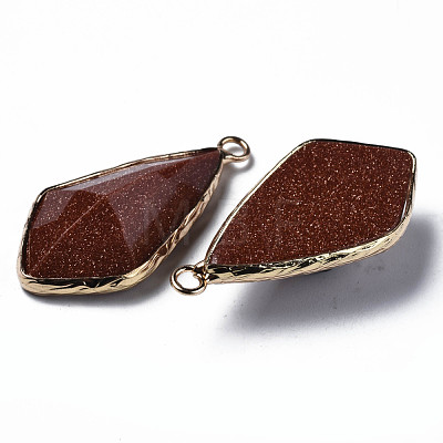 Synthetic Goldstone Charms G-Q998-029E-1