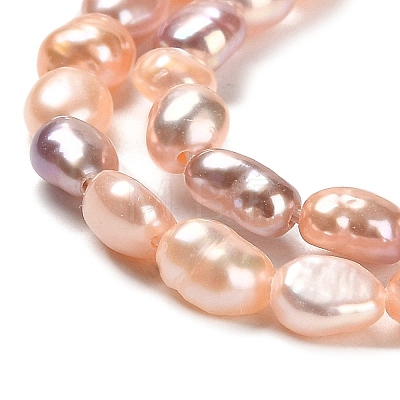Natural Cultured Freshwater Pearl Beads Strands PEAR-E016-106-1