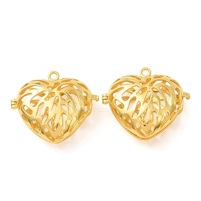 Brass Cage Pendants KK-CBA8ACD-02G-D-1