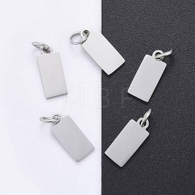 Anti-Tarnish 304 Stainless Steel Pendants STAS-I311-31B-P-1