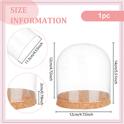 Glass Dome Cover AJEW-WH0248-550B-1