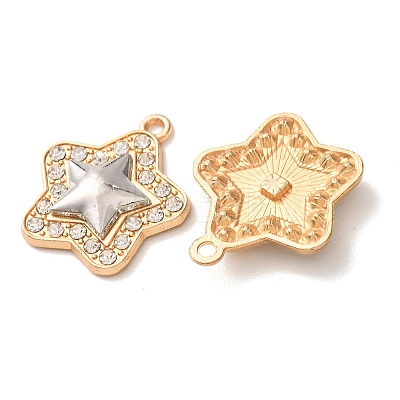 Alloy Rhinestone Pendants RB-CBAA987-04A-1