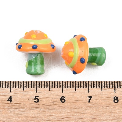 Handmade Lampwork Enamel Beads LAMP-B055-02C-1