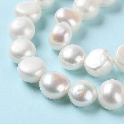 Natural Cultured Freshwater Pearl Beads Strands PEAR-E018-69-1